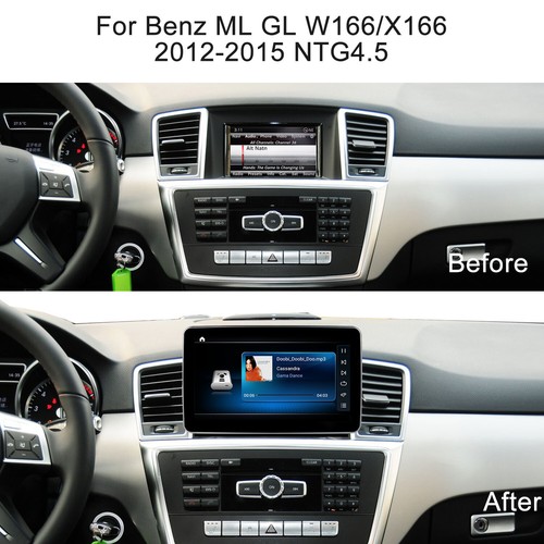 Android Screen Apple CarPlay GPS For Mercedes ML W166 GL X166 Autoradio 8.4" - Picture 2 of 13