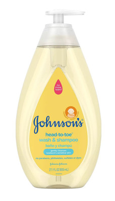 Johnson's Head-To-Toe Tear-Free Baby Body Wash & Shampoo 27.1 fl. oz