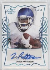 2021 Leaf Trinity Portraits Platinum Spectrum 35/50 Jaret Patterson Auto 4z8