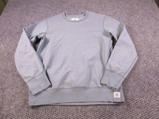 Reigning Champ Sweatshirt Mens Medium Blue Crewneck Fleece Pullover Logo