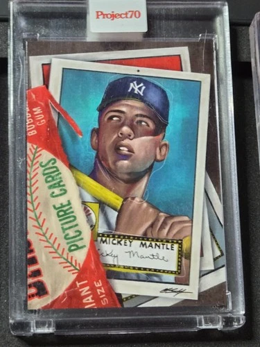 2021 Topps PROJECT70 624 Mickey Mantle by Chuck Styles NY Yankees