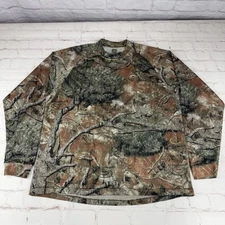 Medalist X-Static Camo Camouflage Long Sleeve Base Layer Shirt Men's Large