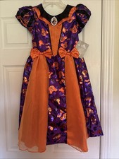 Minnie Mouse Costume Dress Witch Moon And Bat 7-8 Girls Disney Dress New