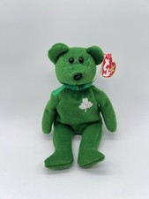 Ty Beanie Baby Erin The Irish Bear 1997 Retired St. Patrick's Day