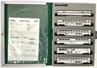 KATO 101789 N Amtrak Superliner I Phase VI 6 Car Set w/Bookcase Holder 10-1789