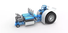 1/25th resin 3d printed V8/V12 engine pulling tractor engine by MCS Design