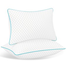 Pillows Queen Size Set of 2 Queen Bed Pillows for Sleeping, Down Alternativ...