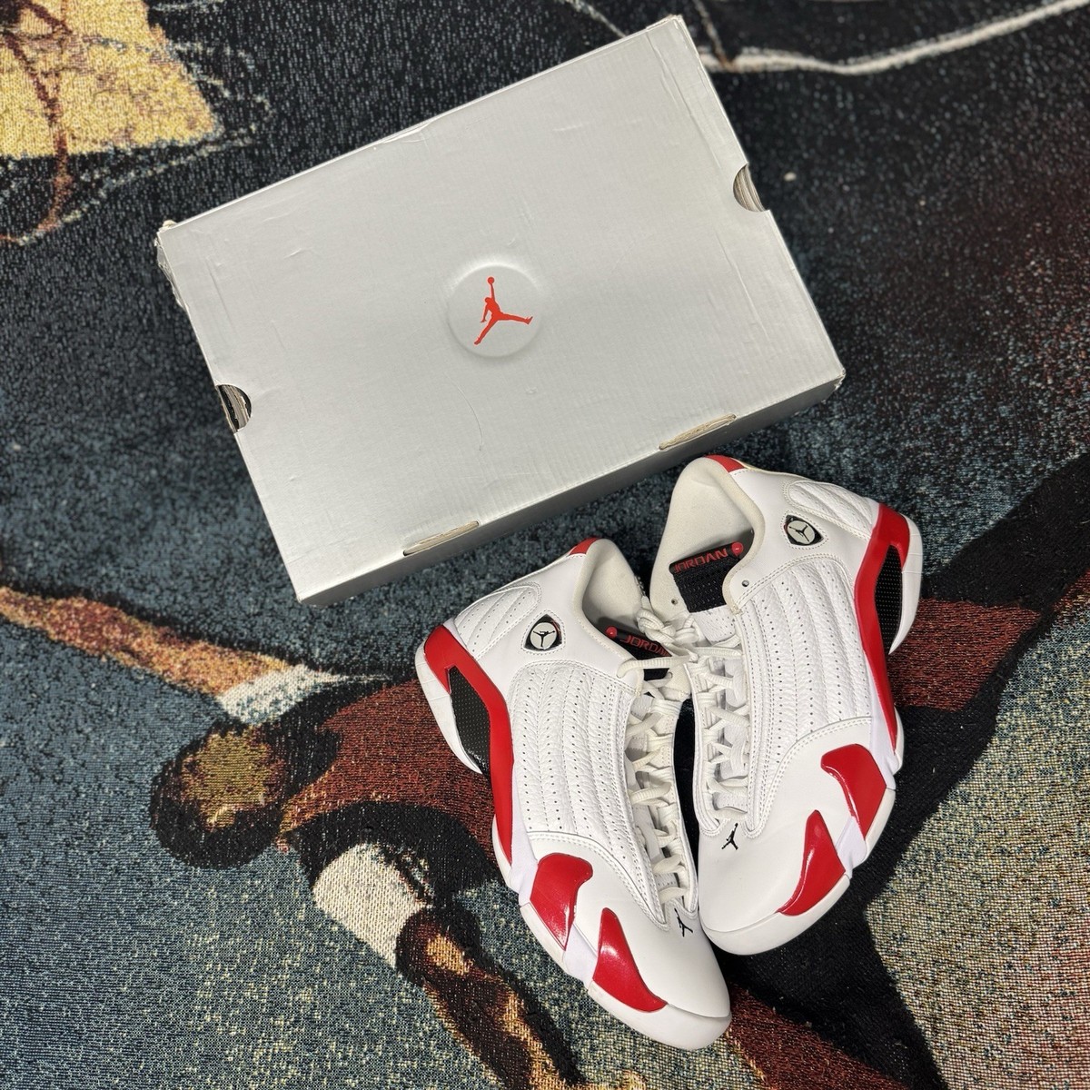 Size Nike Air Jordan Retro 14 Candy Cane Rip Hamilton 2019