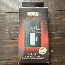 KORG Chromatic Tuner CA-30 With Box Guitars Bass Multi Instrument