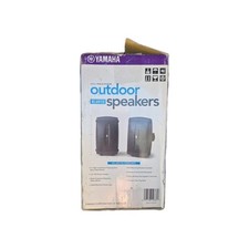 Yamaha NS-AW150 Outdoor Speakers, Weather Resistant, Wall Mount, 120W, Black