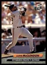 1992 Ultra Lloyd McClendon Pittsburgh Pirates #256
