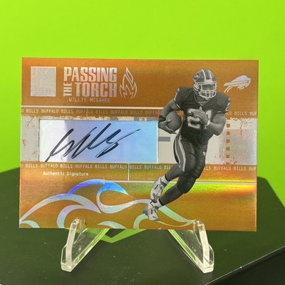 2005 Donruss Elite - Passing the Torch Willis McGahee #PT-4 Gold Autographs /100