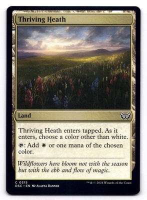 Thriving Heath NM Commander: Duskmourn: House of Horror 315 MTG Regular