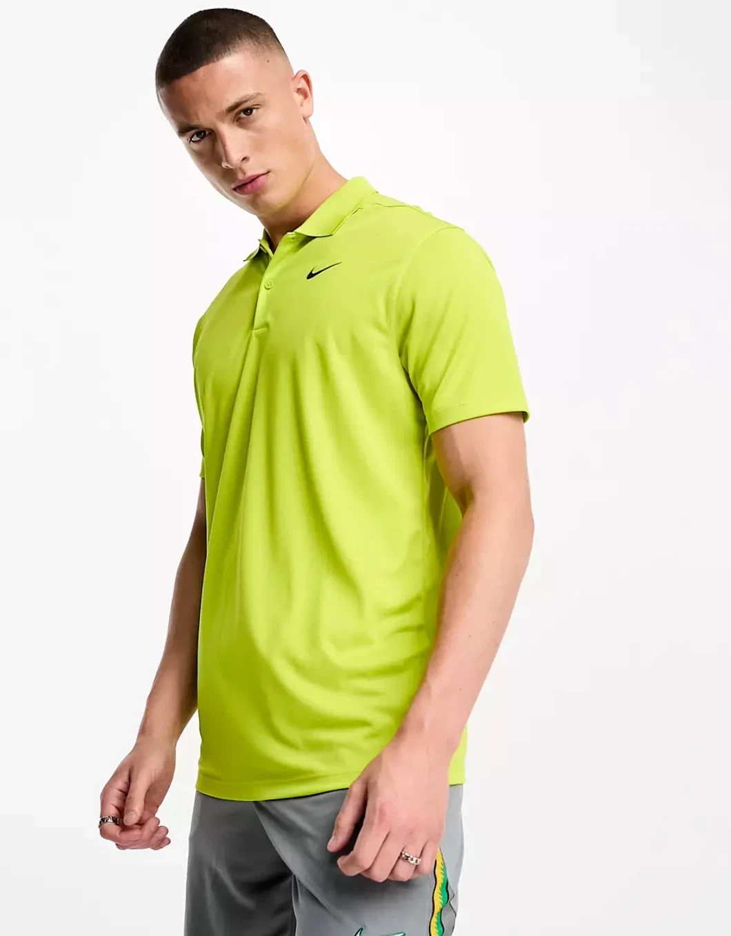 NWT Nike Dri-FIT Golf Polo Performance Shirt Volt 802845-702 Men's SZ S