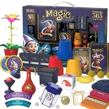 Magic set for kids - 365 Magic Tricks Kit, Magic Set with Video Lessons, Learn