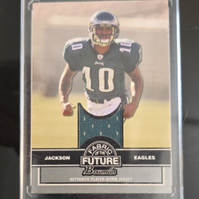 2008 Bowman DeSean Jackson #FF-DJA Fabric of the Future Jersey Relic Eagles