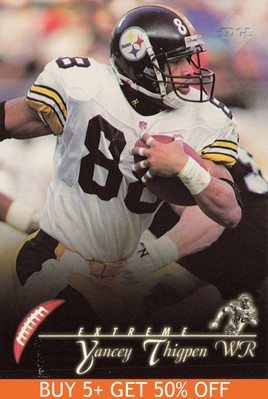 Yancey Thigpen #139 1997 Collector's Edge Extreme Pittsburgh Steelers Football