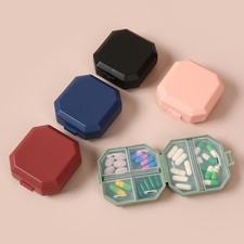 Six Grid Medicine Box Storage Organizer