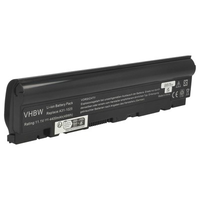 Akku für Asus Eee PC 1225 1025 R052 1225C 1025C 1025B 1225B 1025CE 4400mAh 10,8V