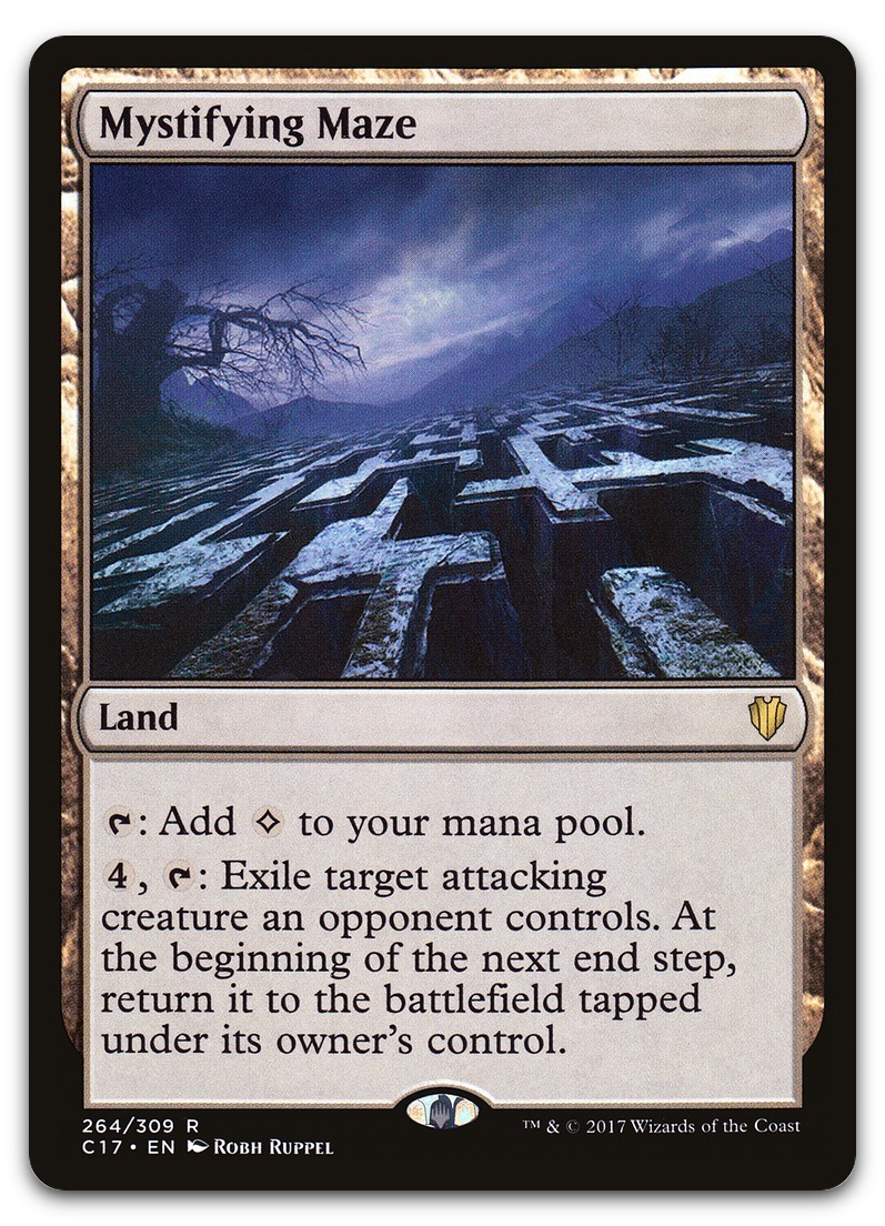 Mystifying Maze #264 (LP) Commander 2017 C17 Magic MTG