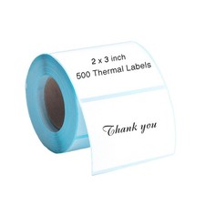 Direct Thermal Label Stickers  3" x 2" 76.2mm x 50.8mm 3x2 Inch, White