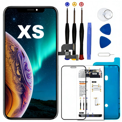 für iPhone Xs Display LCD OLED Bildschirm HD Retina 3D Touch screen ink. Toolkit