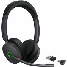 Yealink BH74 with Stand Active Noise Canceling Wireless Headset with Mic