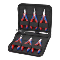 Knipex 00 20 16 Elektronikzangen-Set Mit Werkzeugen FüR Arbeiten An