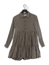Ganni A-Line Midi Dress M in Multi