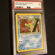 Pokémon TCG Politoed Neo Discovery Holo Card 8/75 Unlimited Rare PSA 7 New Cert on eBay