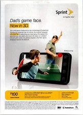 2011   Sprint HTC EVO 3d Cell Print Ad   Fashion 2000s Style GA.49