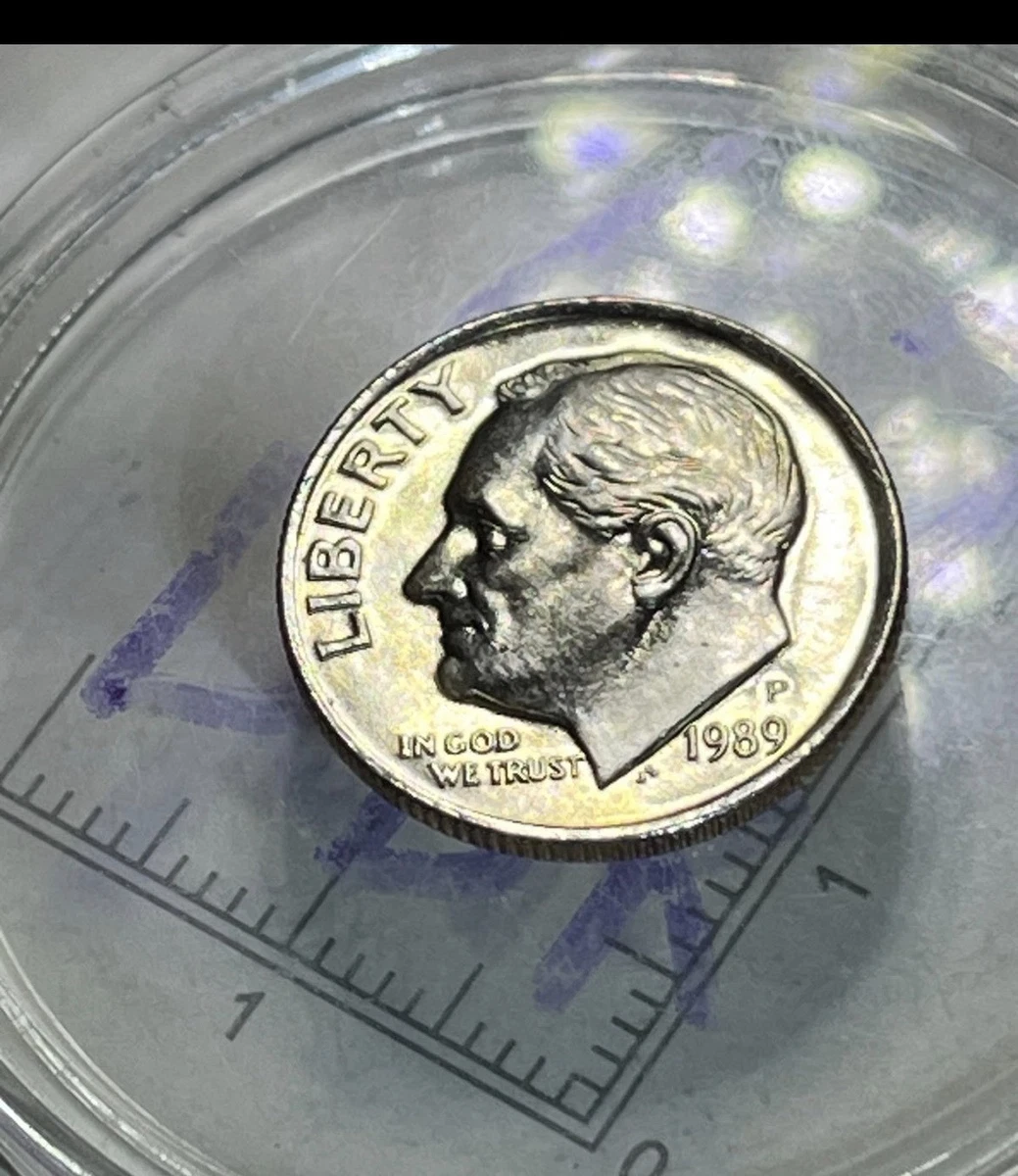 罗斯福一毛钱1989 美国硬币错币| eBay