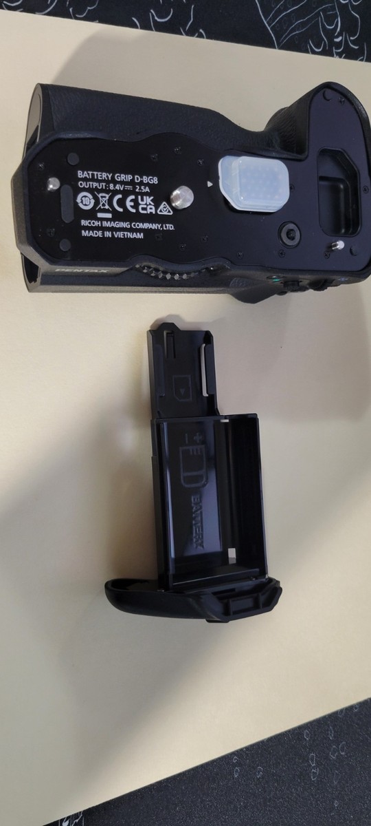 Pentax Battery Grip D-BG8 (Black) for Pentax K-3 Mark III DSLR