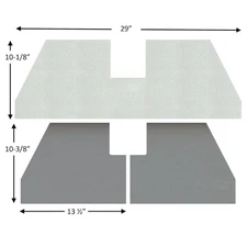 Lopi Baffle Board & Blanket Kit (Large Flush NexGen-Fyre): 250-05482-AMP