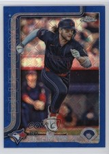 2025 Topps Chrome Logofractor Edition Blue Refractor 86/150 Bo Bichette #101 r7o