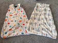 Hudson Baby Warm Sleep Sack Size 6-12 Months Sherpa Plush Lined Set 2. OO