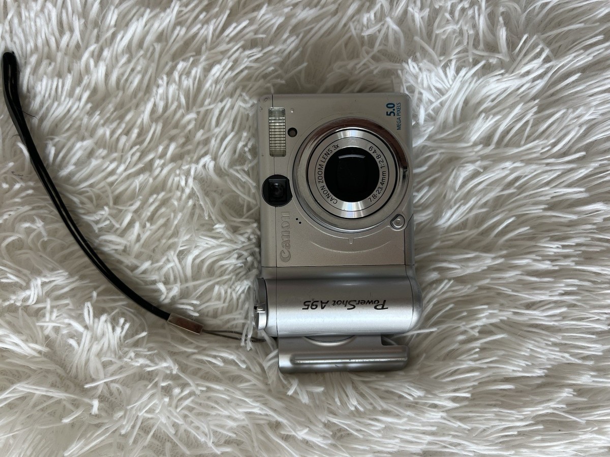 Canon PowerShot A95 Silver 12x Optical & Digital Zoom Camera