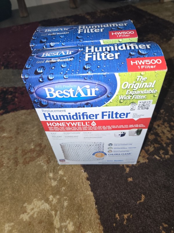 Lot Of 2 BestAir Humidifier Filter HW500 Honeywell Wick Filter