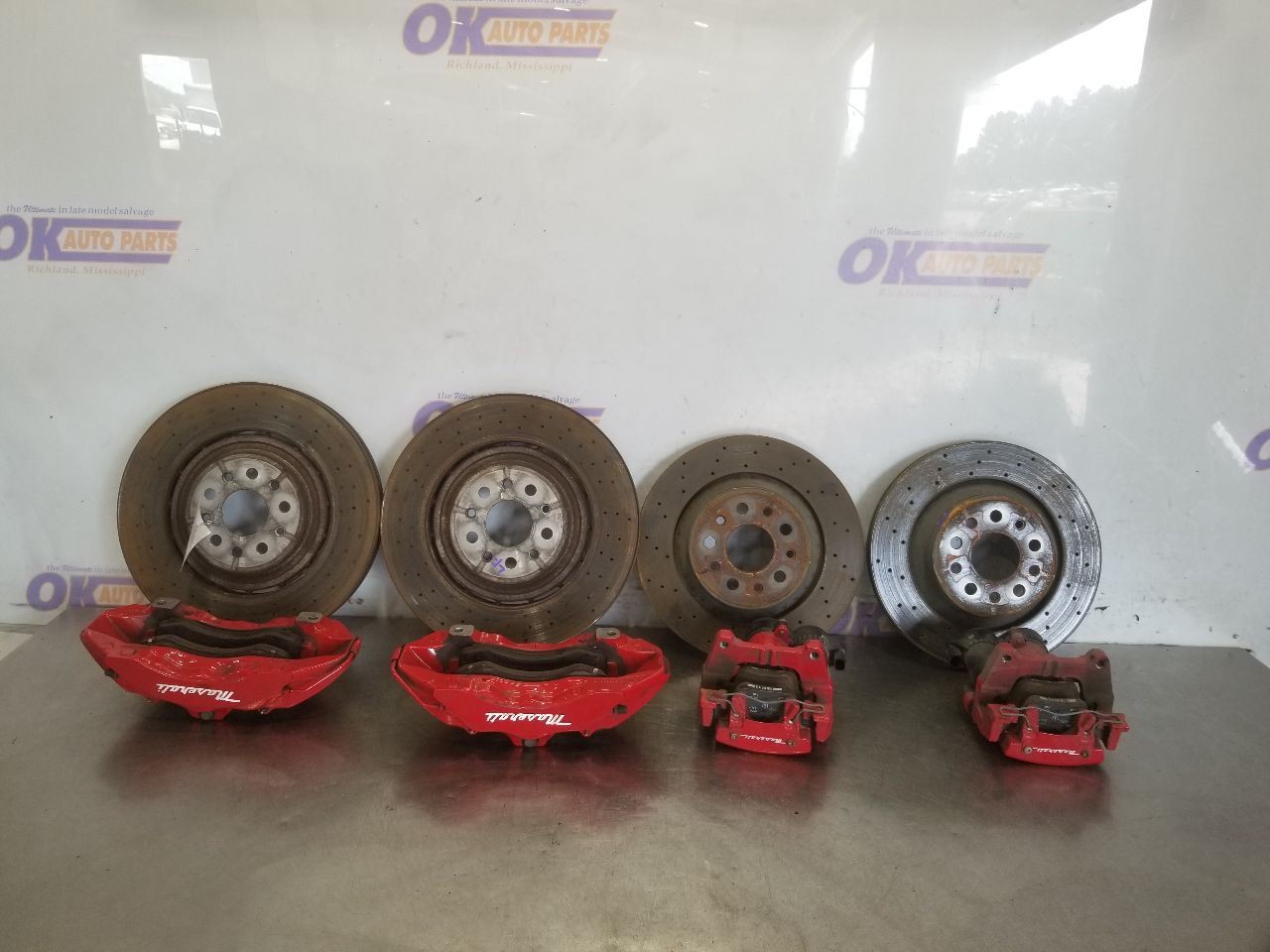 Maserati Levante Brake discs Set Red