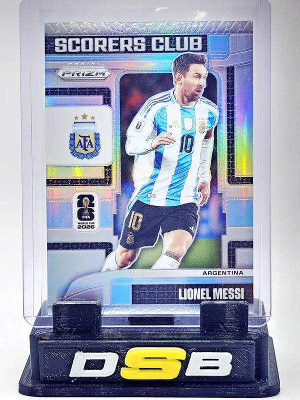 2026 Panini Prizm FIFA World Cup #15 Lionel Messi Scorers Club Silver Prizms
