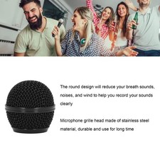 Mesh Microphone Grille Head Durable Replacement For SM58S