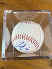 Autographed Baseball Ball -  Javier Baez Detroit Tigers & Kris Bubic - KC Royals