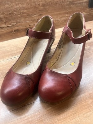 Dr. Martens 11825 Damen Doc Mary Jane Absatz Rarität  Gr. 39 weinrot Rockabilly