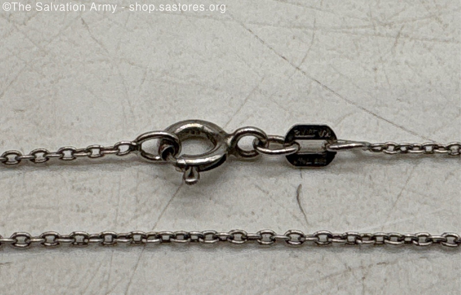 925 Sterling Silver Interlocking Heart Pendant Ne… - image 3