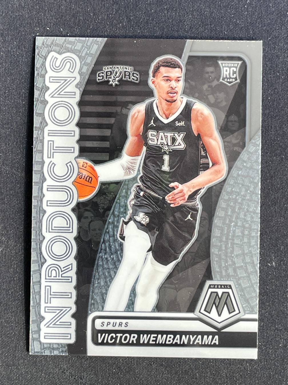 Victor Wembanyama 2023-24 Panini Mosaic Introductions RC #8