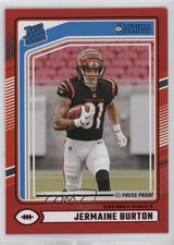 2024 Panini Donruss Rated Rookie Red Press Proof Jermaine Burton #368 1a7j