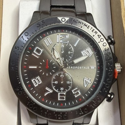 AEROPOSTALE 45MM EASY READING MEN'S QUARTZ WATCH