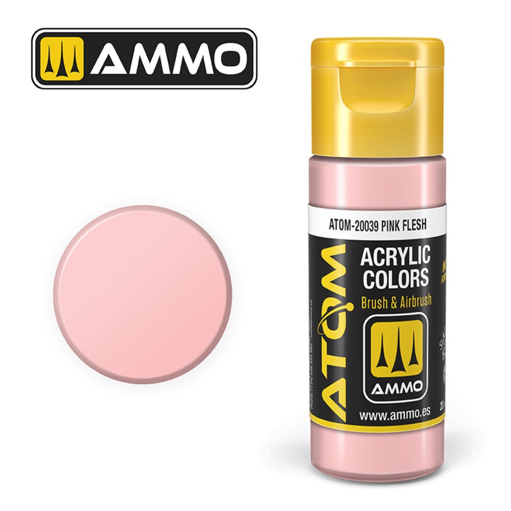 Ammo MIG ATOM-20039 - Atom Color Pink Flesh 20Ml - New