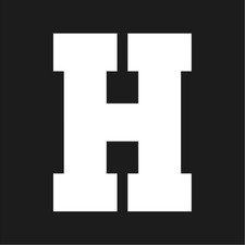 Letter H Varsity Font Vinyl Decal Bold Sports Font Sticker