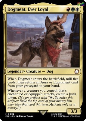 Foil Dogmeat, Ever Loyal - 2 - LP - Universes Beyond: Fallout